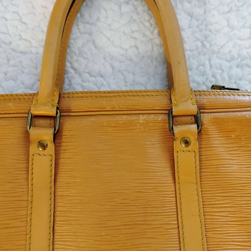 Louis Vuitton Epi Leather Porte Documents Travel Briefcase Men Women